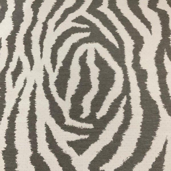 4 5/8 yards Sunbrella Zebra Smoke Gray Outdoor Upholstery Fabric