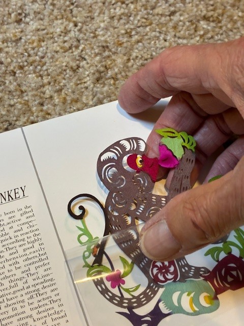 Chinese Paper Cut Art, Book with 12 Birth Animals – Multi-colored