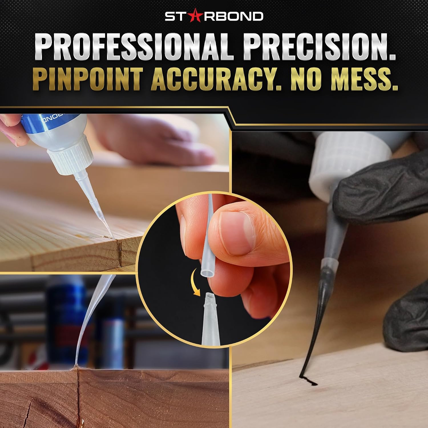 Starbond Super Fast Thin CA Glue – Super Glue Pro Kit with Precision Microtips A