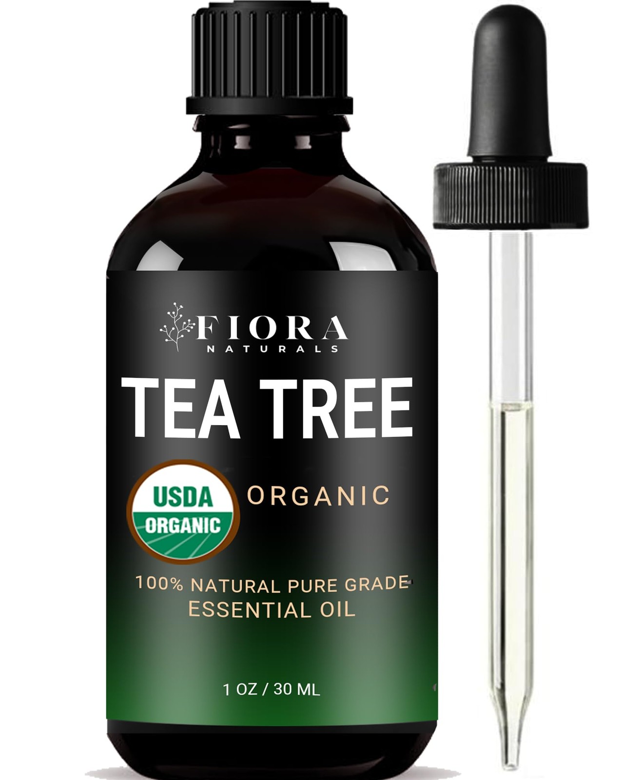 Tea Tree Oil – 100% Pure Organic Essential 1 Fl Oz (Pack of 1)