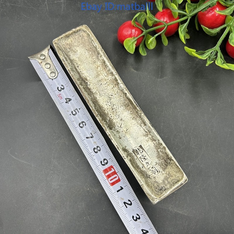 Copper Ingot Bar-10 Taels Copper Plated Silver Decorative
