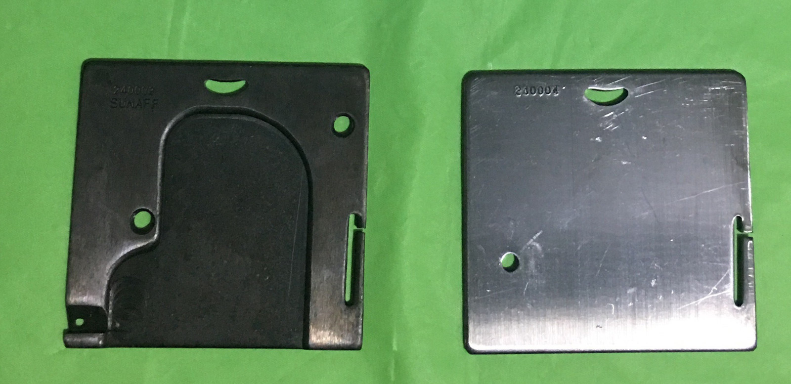 Slide Cover Plate #240003 10670 Right & Left 240004 Singer 111W Consew 225 226
