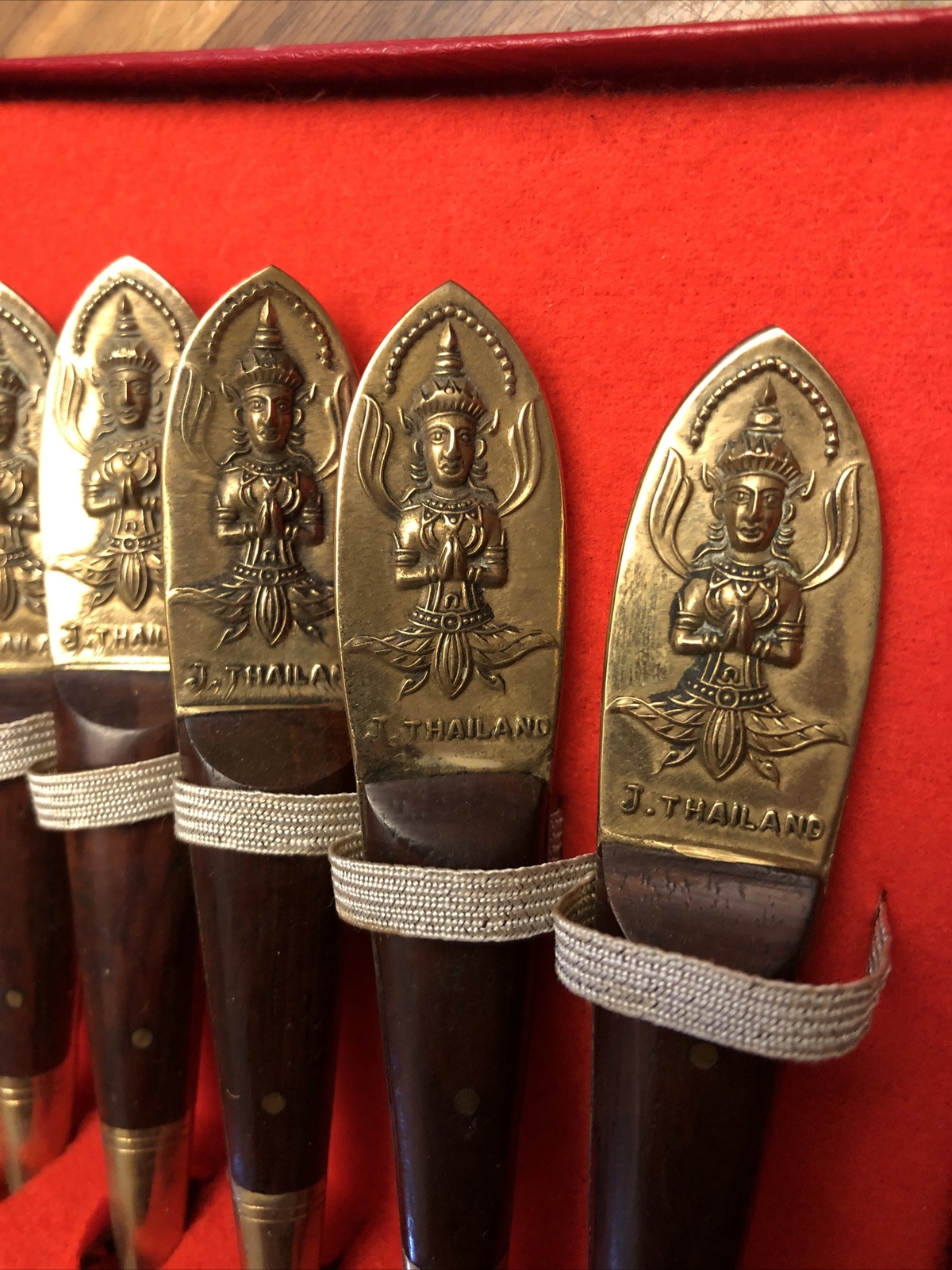 James bronzewares 6 spoon set J.Thailand in original box