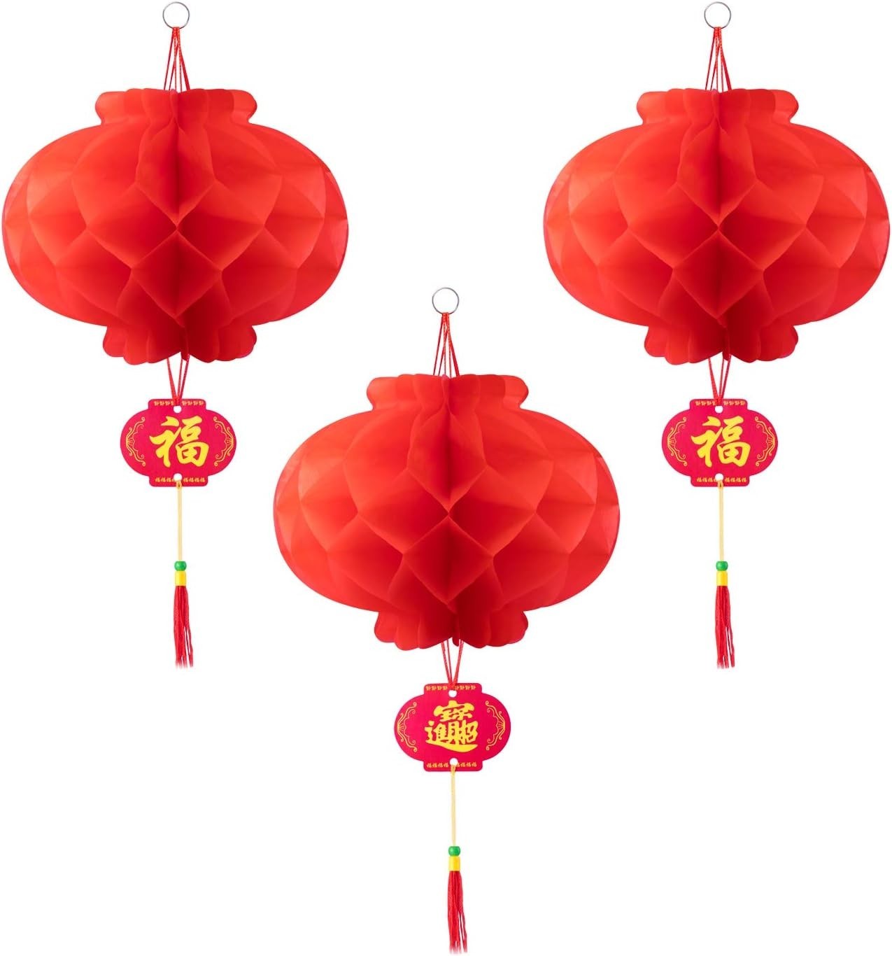 Vibrant 20-Pack 10 Inch Waterproof Red Lanterns for Unforgettable Celebrations