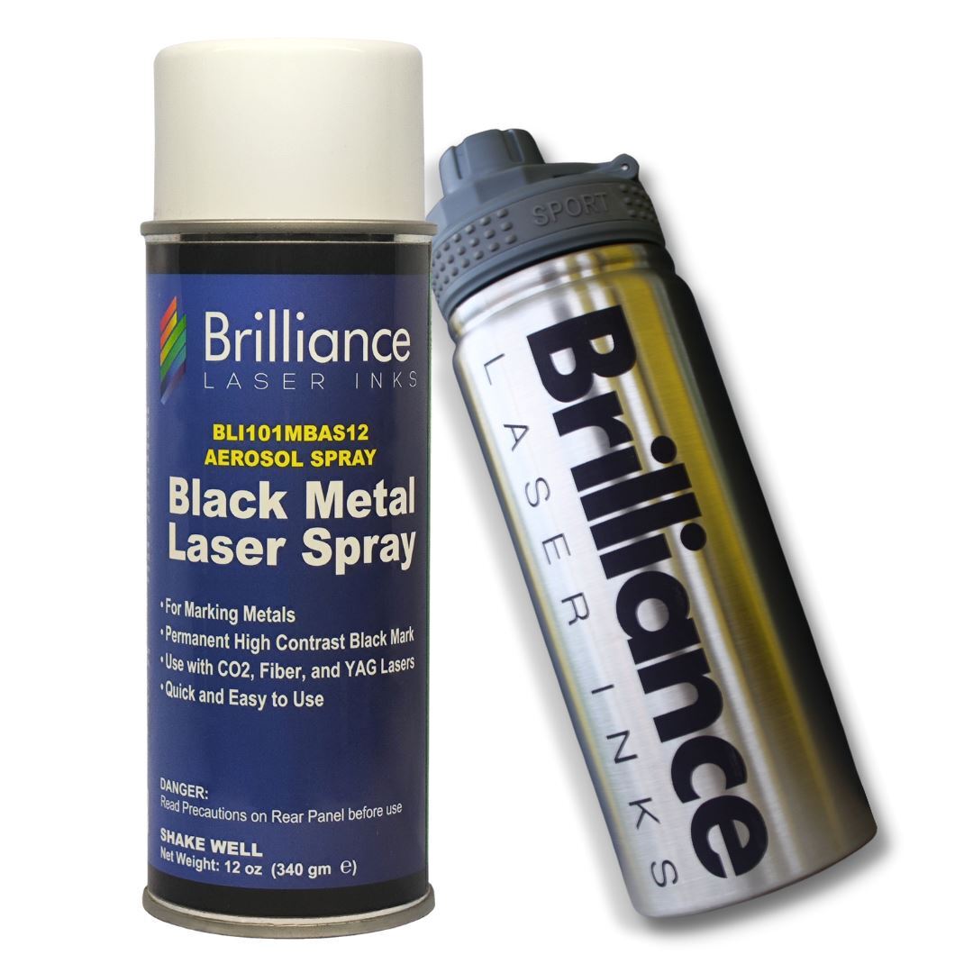 Universal Black Metal Laser Spray Can – 12oz Aerosol