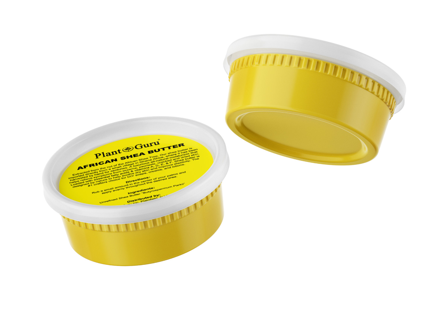 6 Pack African Shea Butter 8 oz. 100% Pure Natural Raw Unrefined Organic Bulk