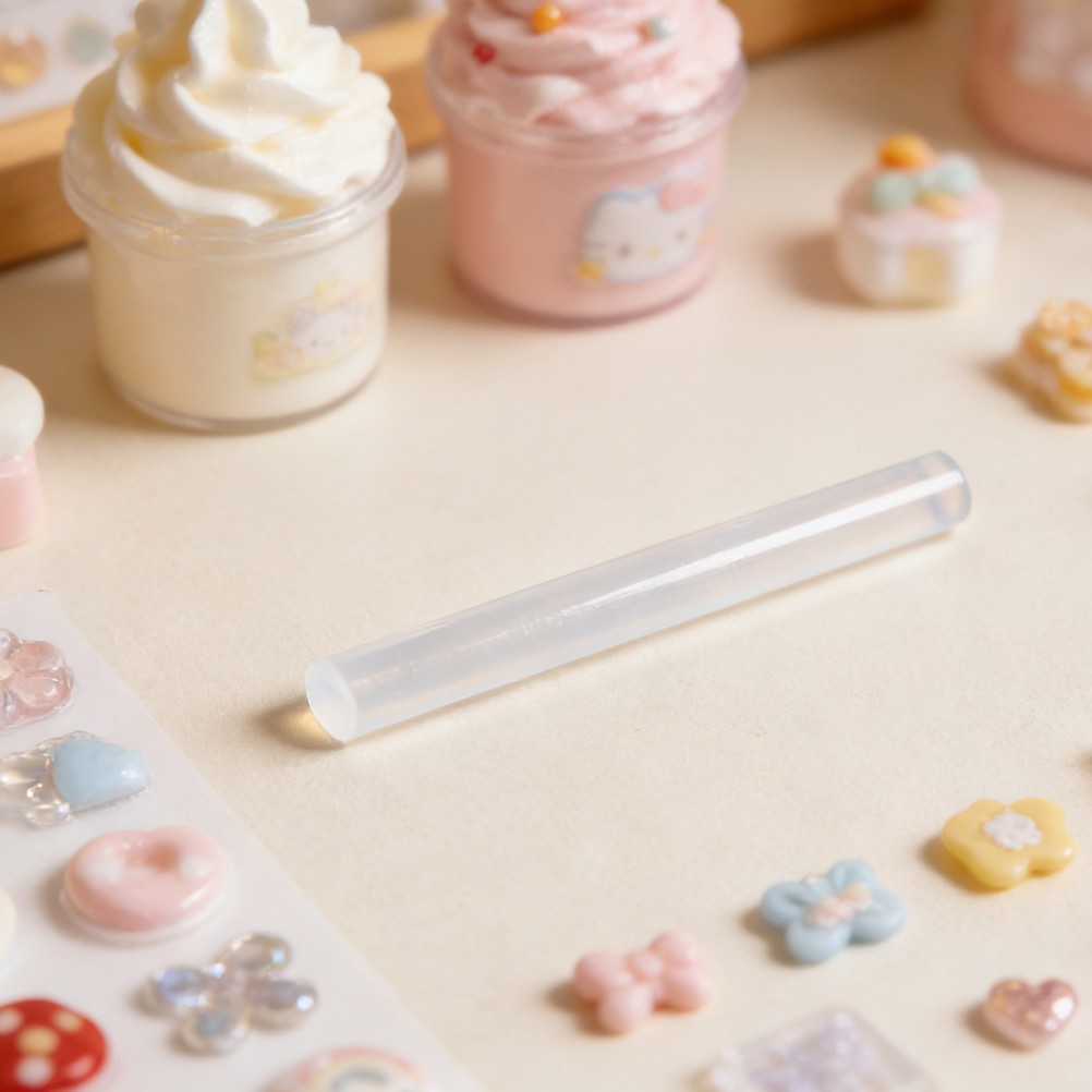 50Pcs High Strength Transparent Hot Glue Sticks Durable Resin for Multi Use