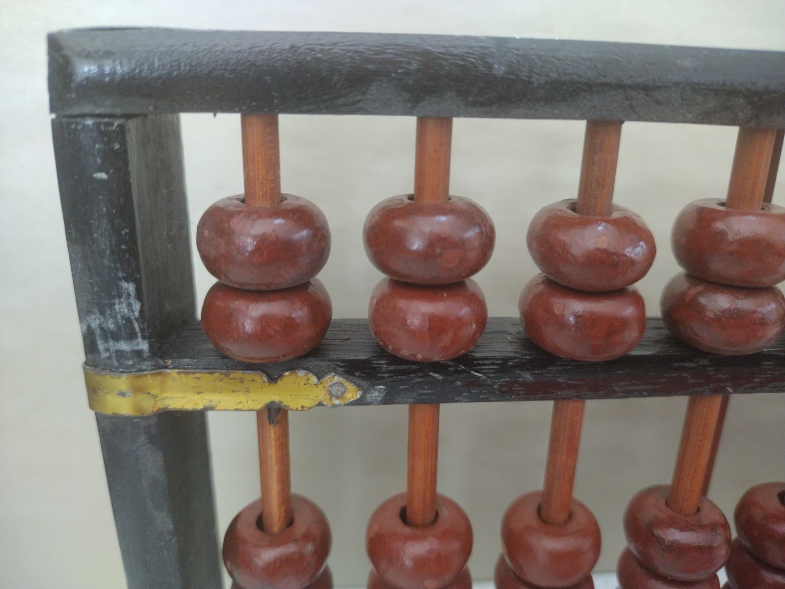 Vintage wooden Abacus Oriental Calculator And Instruction Book Hong Kong