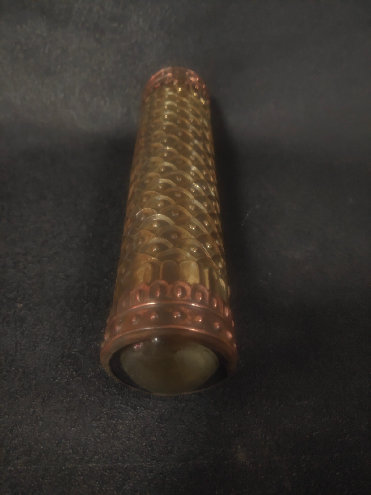 19cm noble brass copper carved cloud See Wonderful Scene optical kaleidoscope