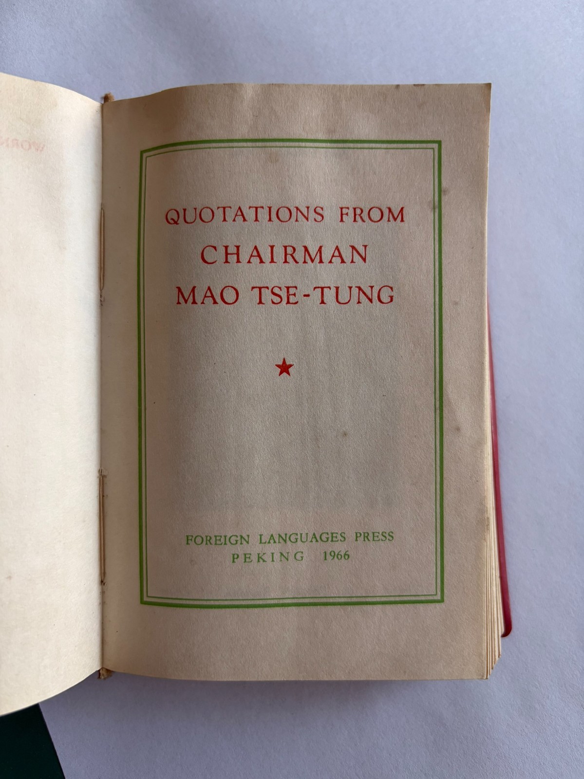 1967 All English red books Quotation From Chairman Mao Tse Tung’s Selected