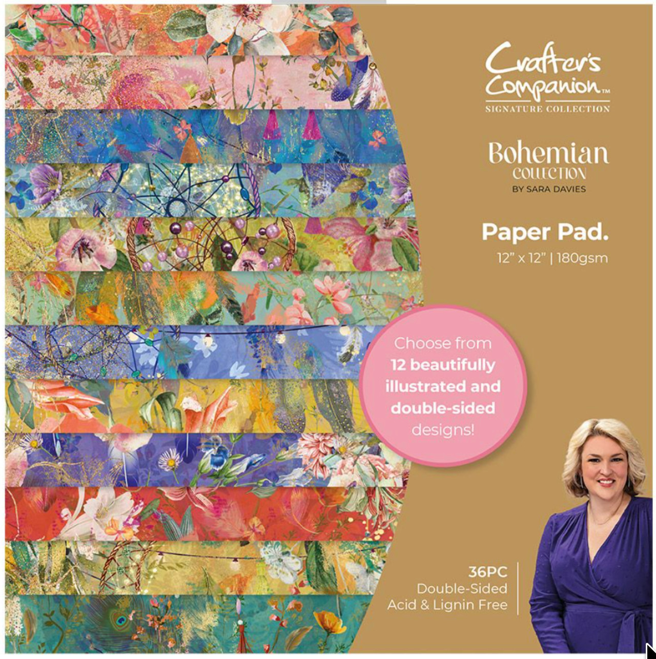 Crafters Companion Huge Selection of (21) 12×12 Paper Pads, A Lifetime Supply!