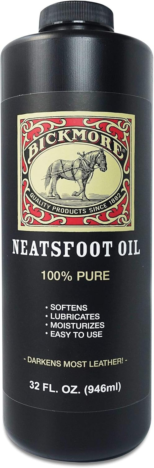 Leather Conditioner Neatsfoot Oil 100 Percent Pure for Boots Shoes Gloves