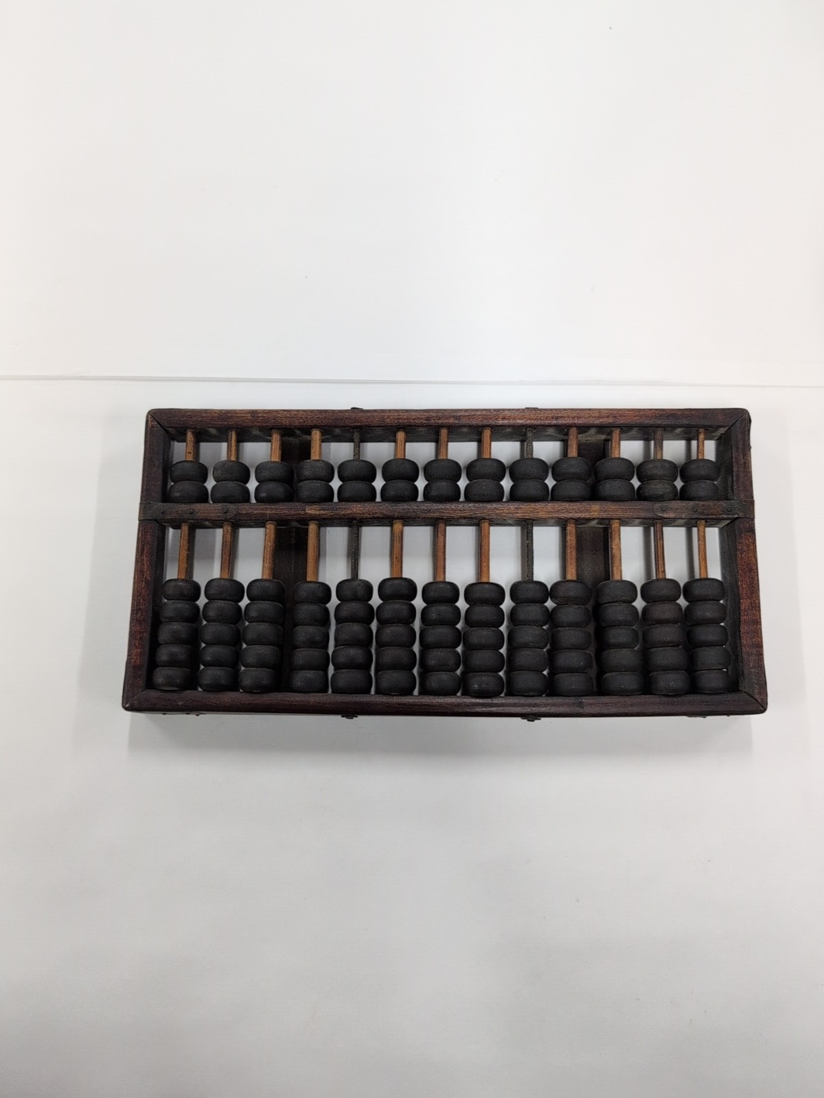 Vintage Antique Chinese Abacus, Made Of Solid Hardwood