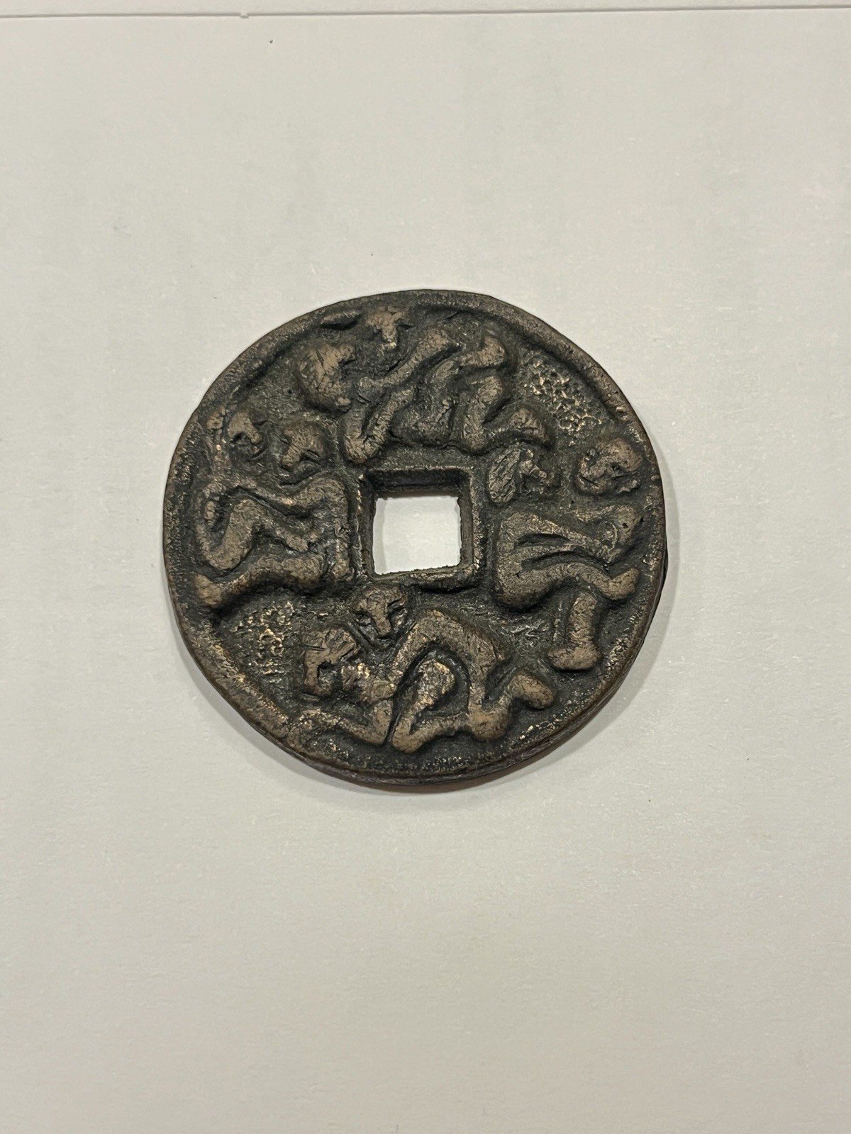 RARE Chinese 1940s Love Brothel Token Brass / Copper GREAT CONDITION