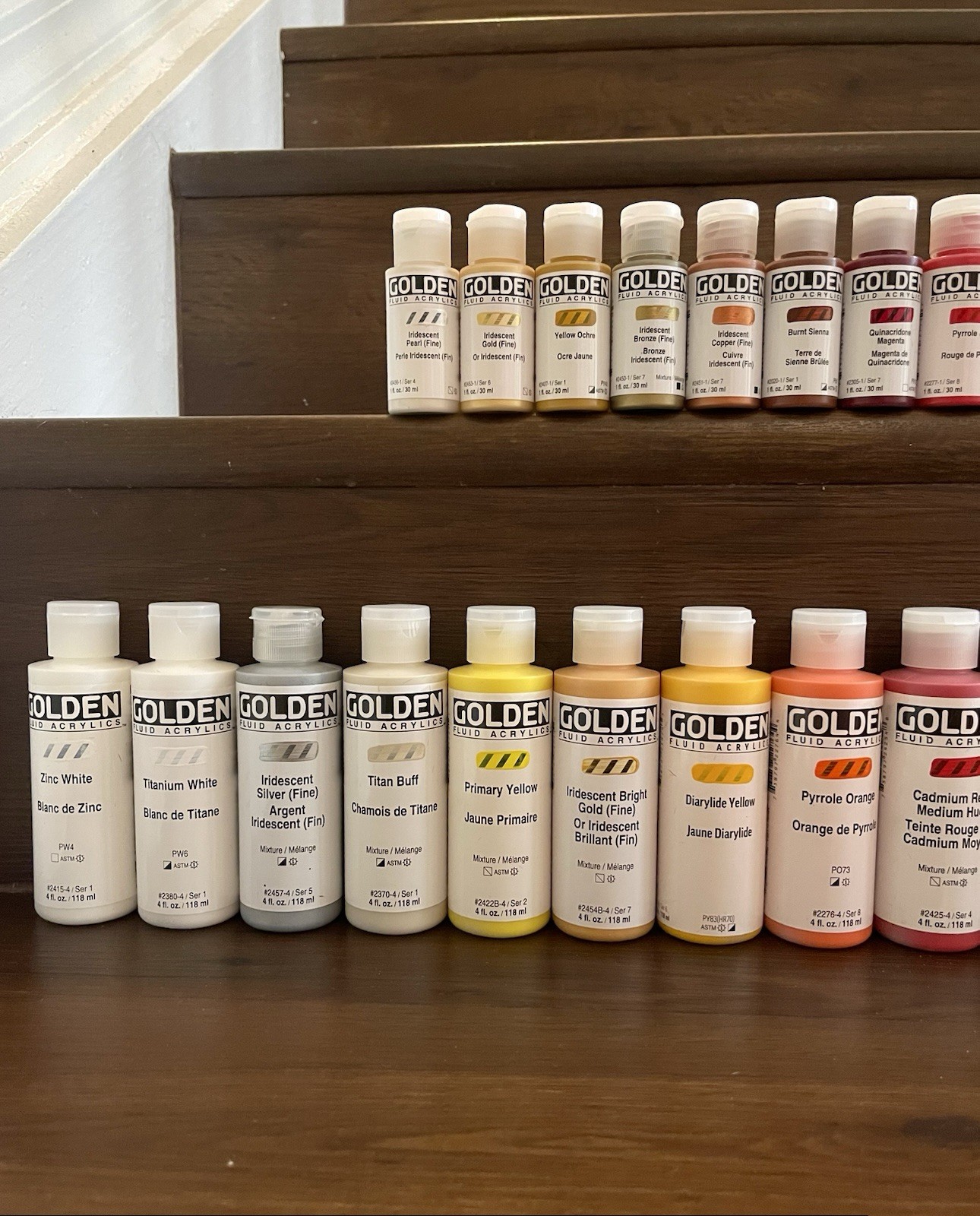 Golden Fluid Acrylics Paint Bundle #7 – Brilliance (36 Bottles)