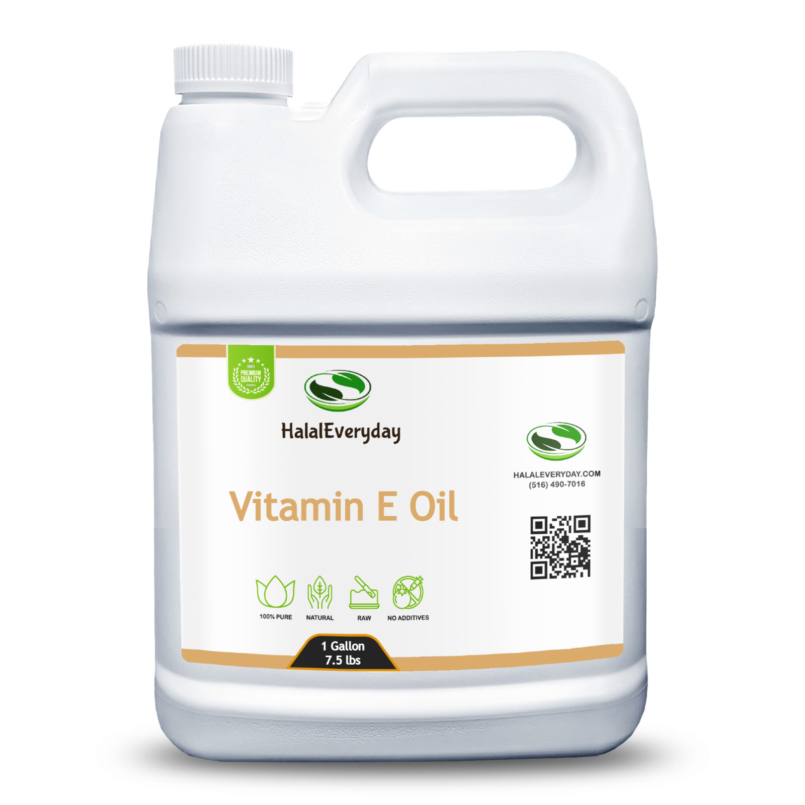 Vitamin E Oil 1 Gallon 7.5 lbs – 100% Pure Natural Non-GMO Smooth Full Spectrum