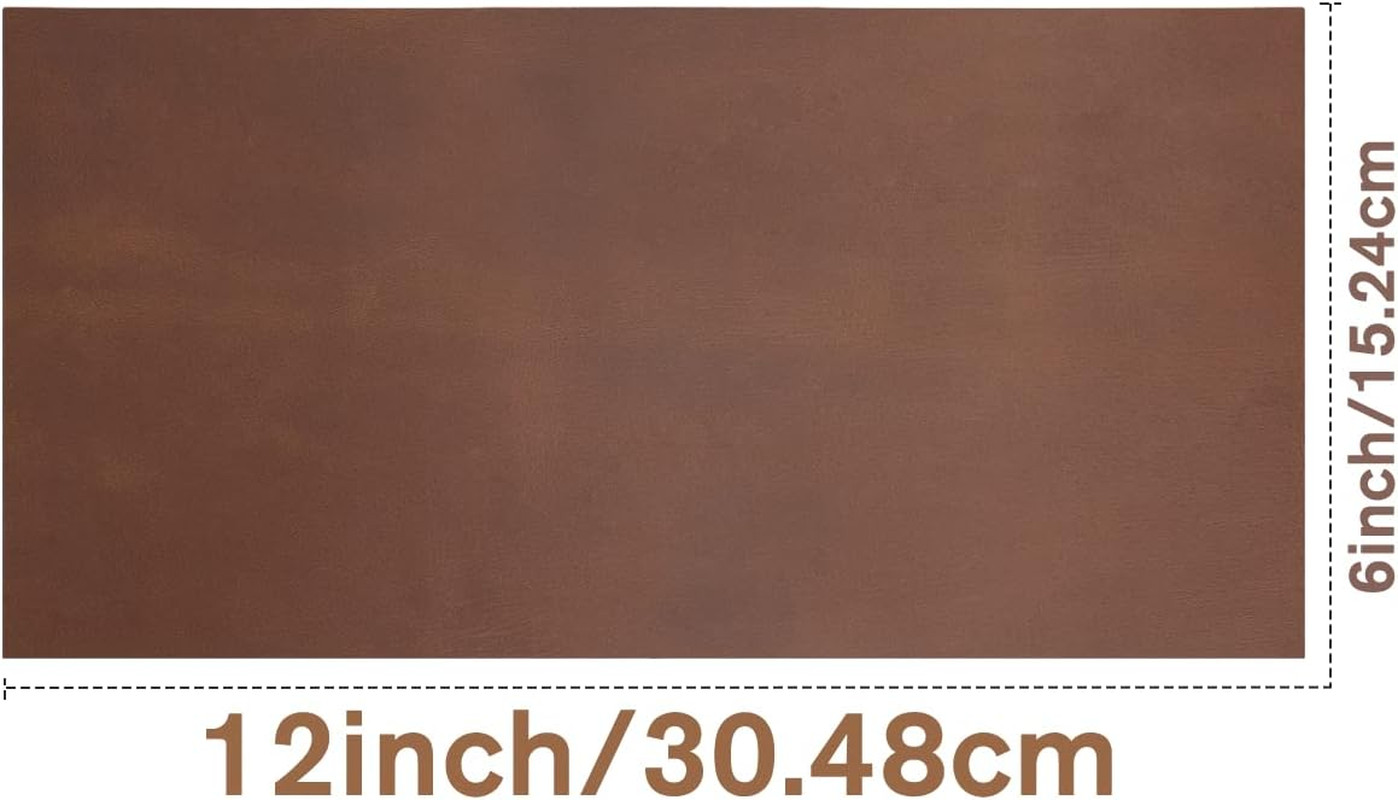 Full Grain Leather Sheets for Crafts Genuine Cowhide Tooling Leather Square Piec