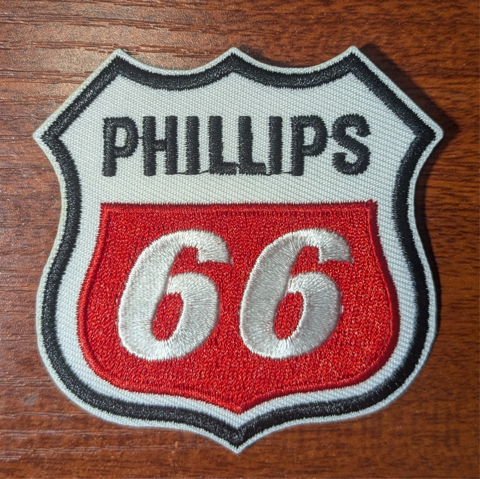 Phillips 66 Patch Gas Drag Racing Fuel Vintage Americana Embroidered 2.75×2.75″