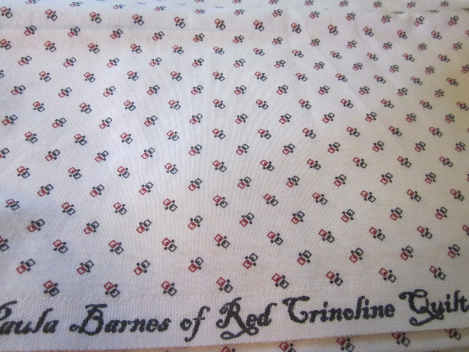 F7160, Rare Paula Barnes, Red Crinoline Quilts, fq shirtings, your choice,