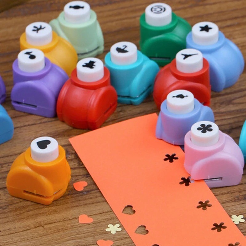 Mini Paper Cut Punch Scrapbook Craft Cutter Stencil Handheld Making Hole US
