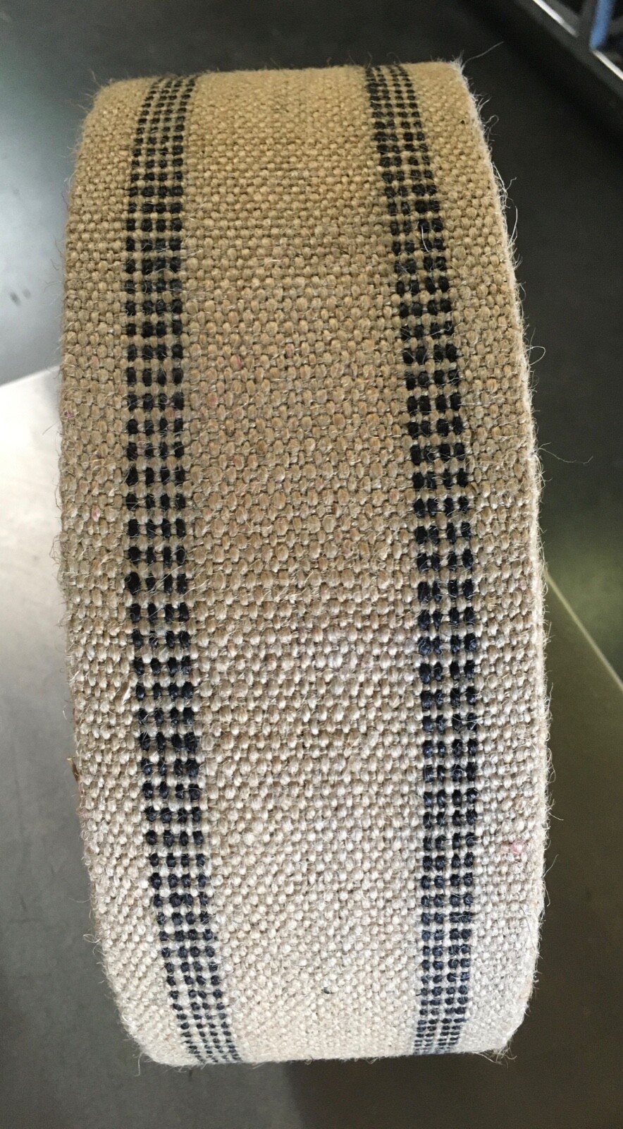 Jute Webbing Black Stripe Heavy Weight 4Upholstery 5-25YD FREE SHIPPING/RETURNS