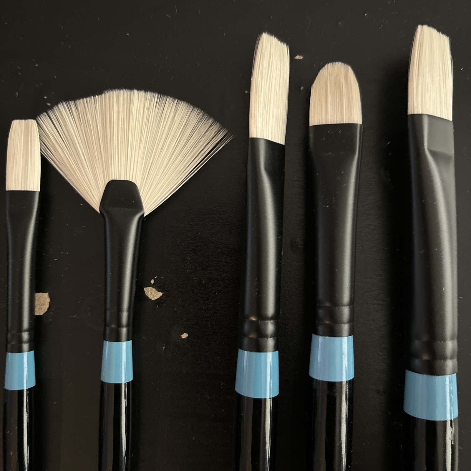 LOT OF 8 – Princeton Aspen Long Handle Oil Acrylic Synthetic Paint Brushes C55