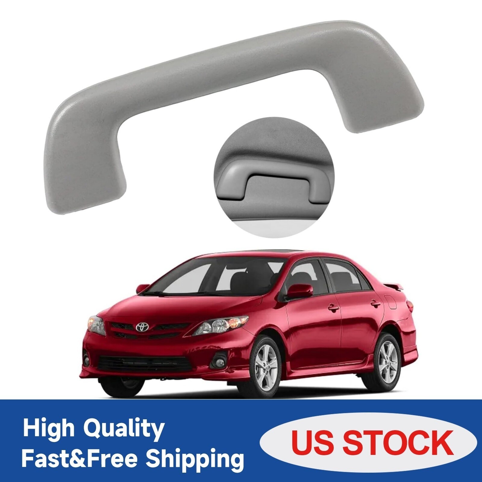 Front Passenger Right Inner Roof Ceiling Pull Handle Grab For Toyota 74610-52020