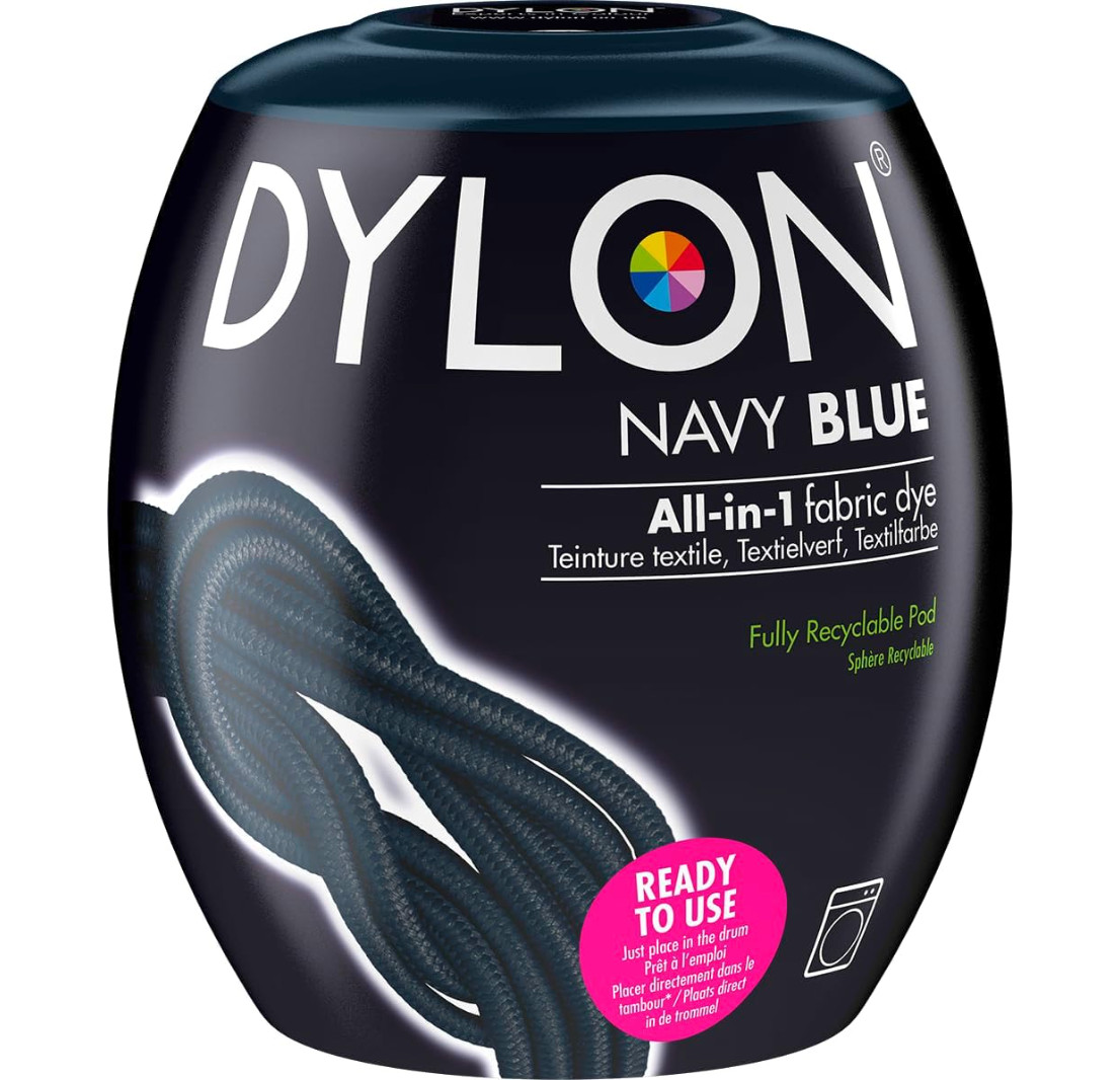 Navy Blue Dye Powder for Cotton, Linen, Viscose and Polyester Fabrics