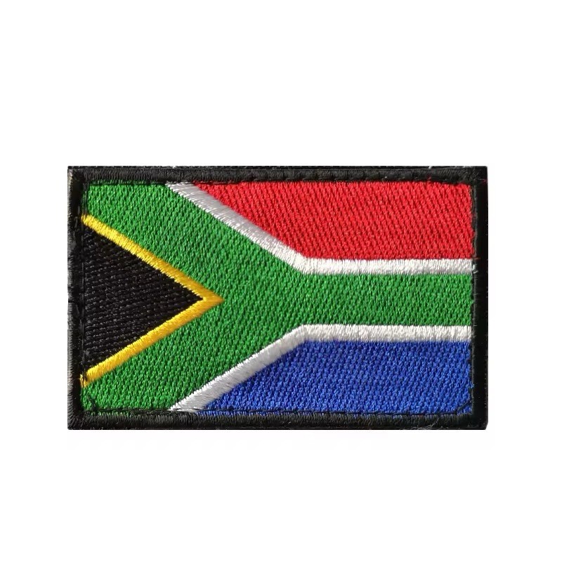 South African Flag Patch Embroidered Sew On Decal South Africa ZA Free Shipping!