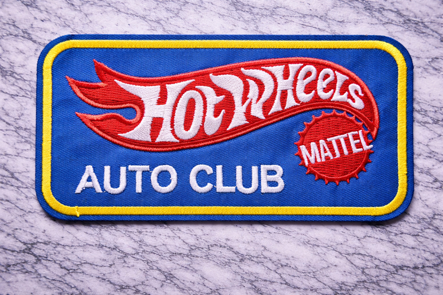 HOT WHEELS AUTO CLUB RETRO EMBROIDERED IRON ON PATCH 4.25″X2.5″ FREE TRACKING