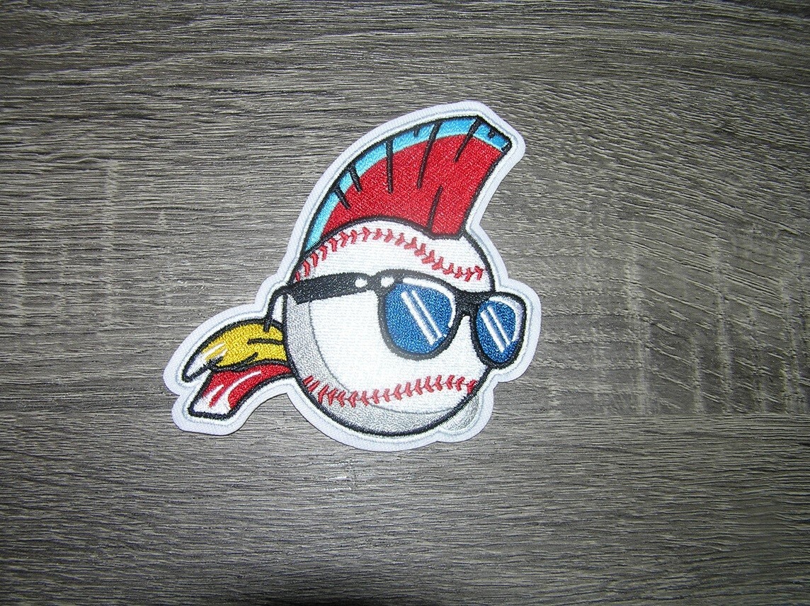 Major League Baseball Movie Cleveland Indians Iron On Patch 4″ x 4″