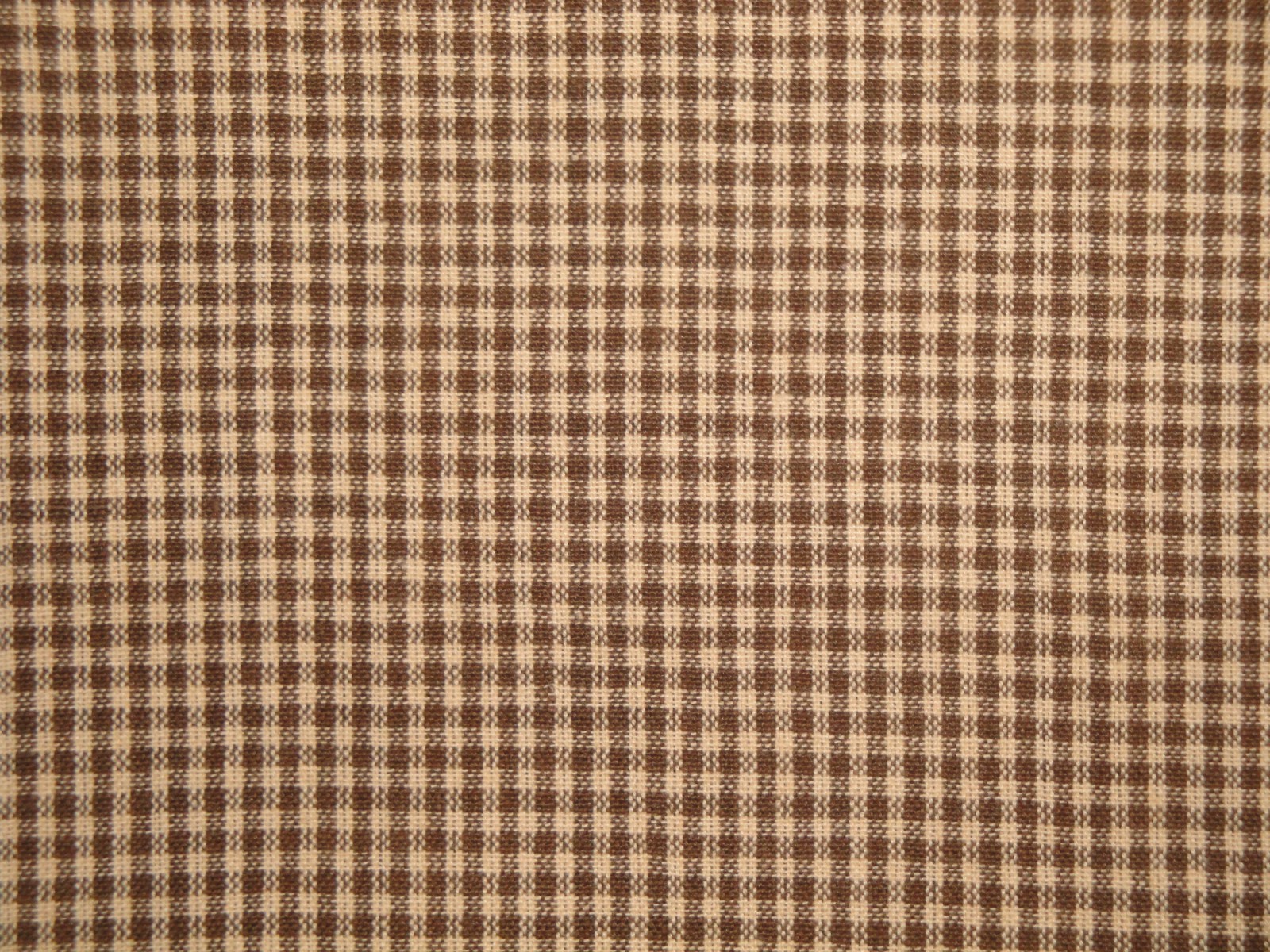 Faded Memories Brown Small Check Apparel Quilt Sewing Homespun Apparel Fabric