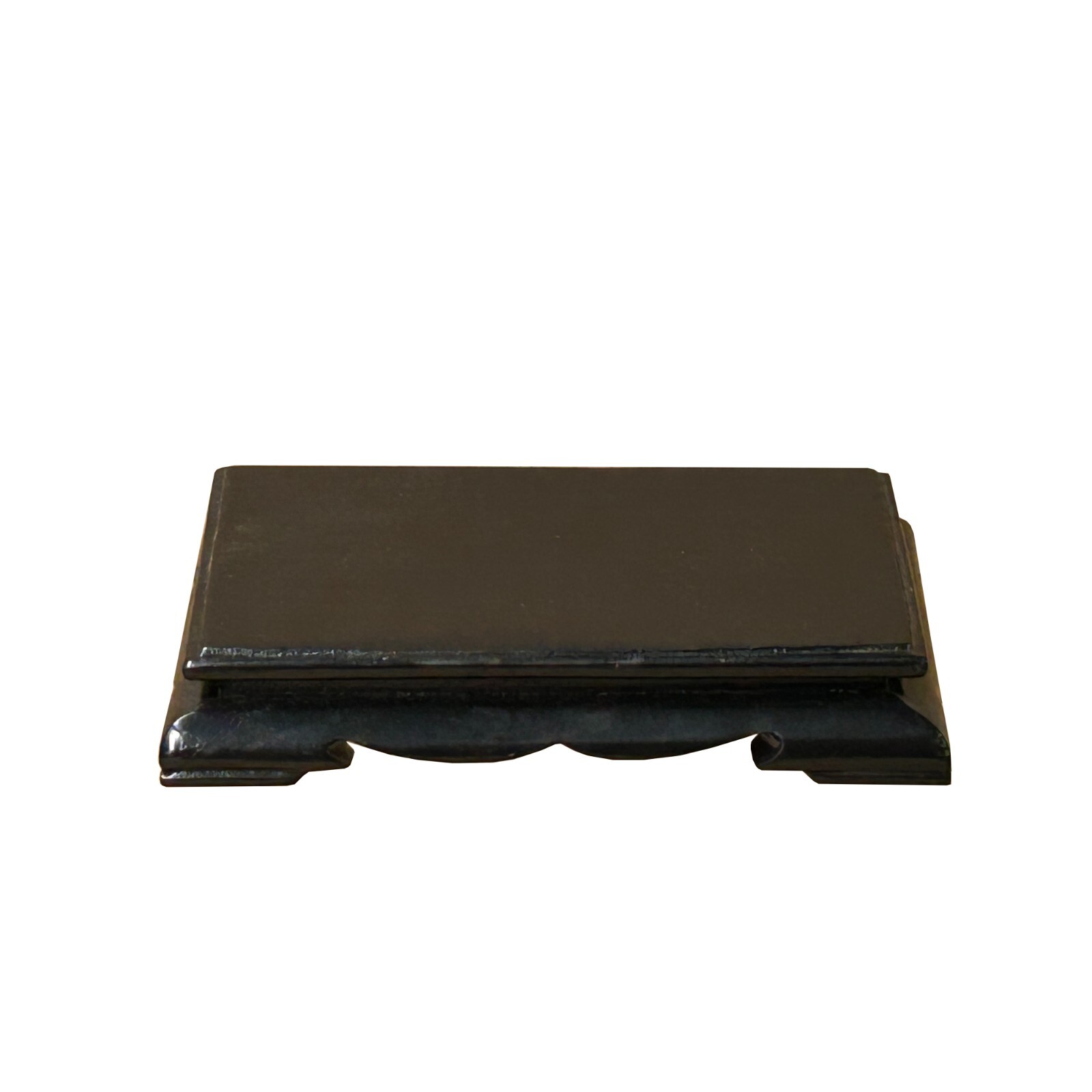 4.25″ Black Brown Wood Rectangular Display Stand Riser Easel ws4195A