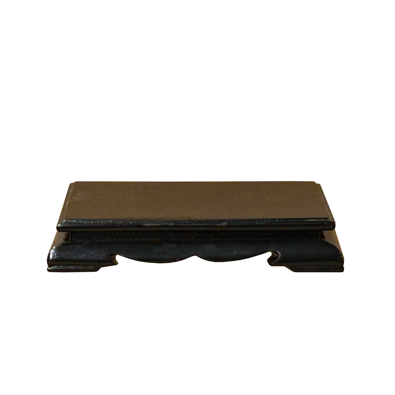 4.25″ Black Brown Wood Rectangular Display Stand Riser Easel ws4195A