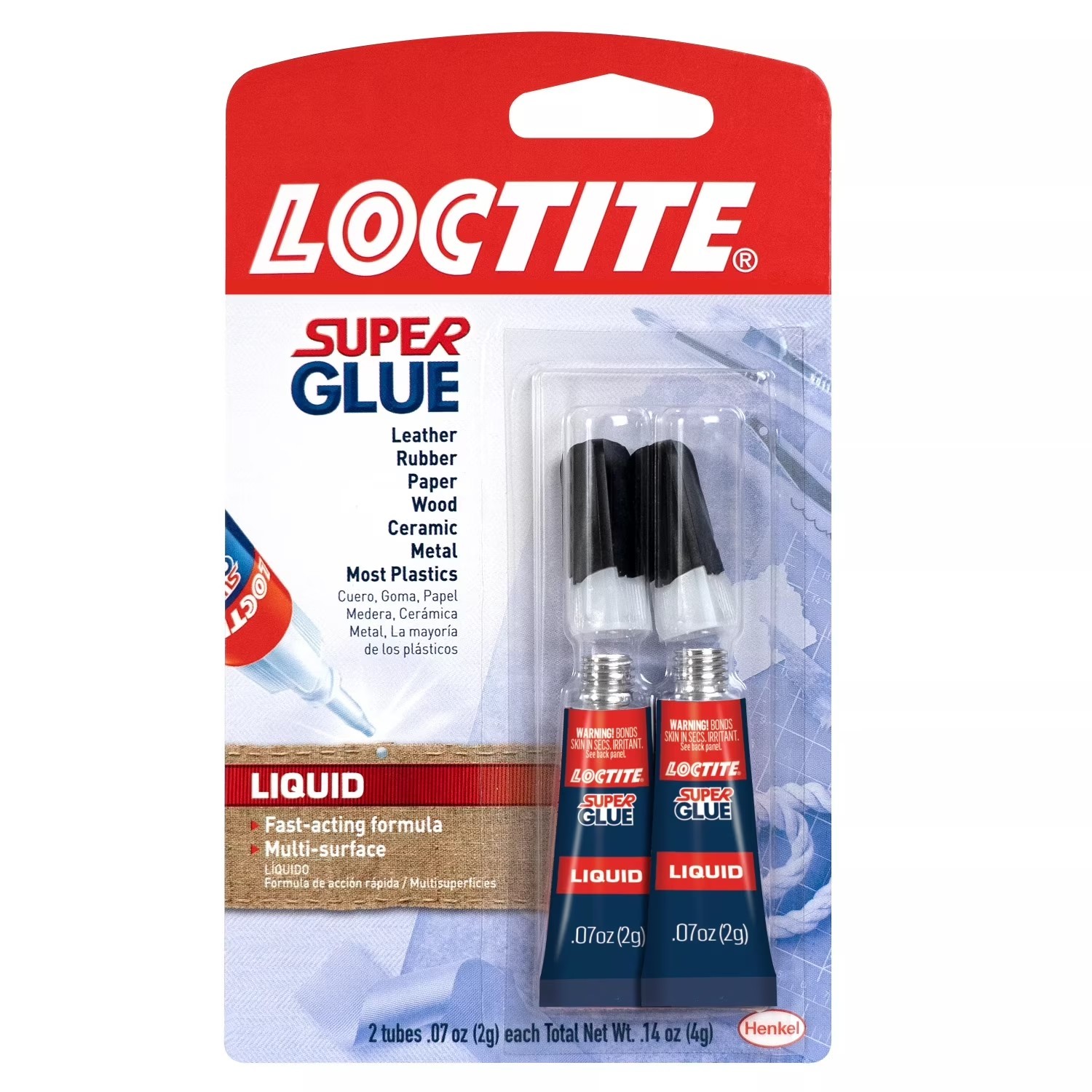Super Glue 0.07 oz. Liquid Clear Tubes (2-Pack )
