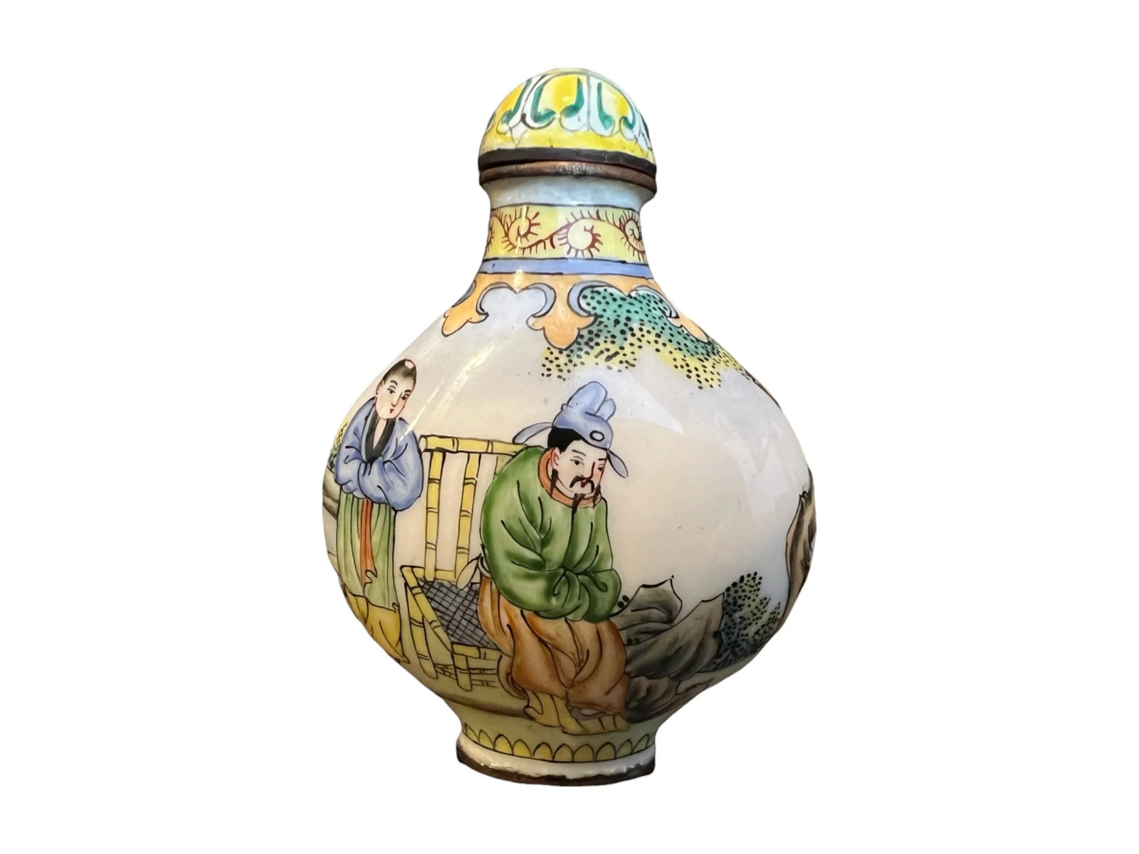 Canton Enamel Snuff Bottle