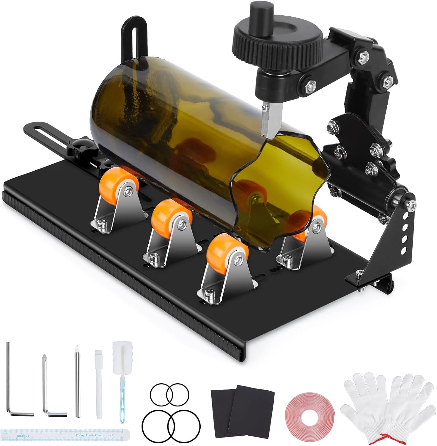 Glass Bottle Cutter Kit, FIXM DIY for Bottles with Black