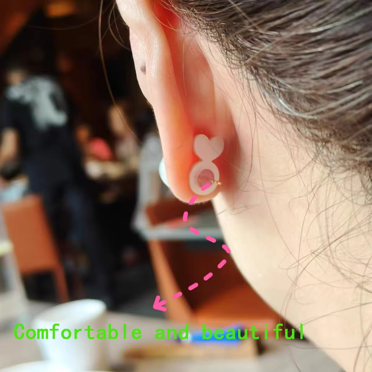 10/20 Pcs Earring Lifter Backs Replacements Rubber Earring Backs for Droopy Ears