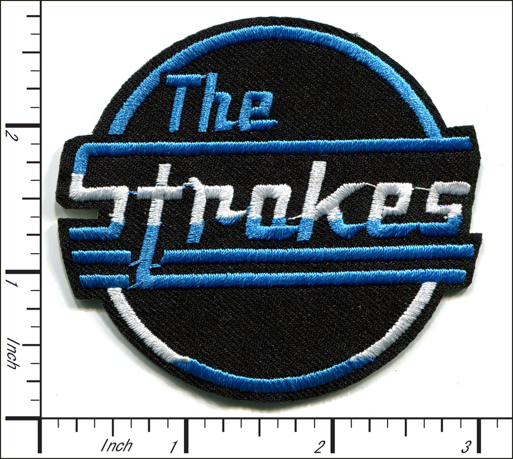 28 Pcs Embroidered Iron on patches The STROKES Rock Band 2.9″x2.6″ AP056tB