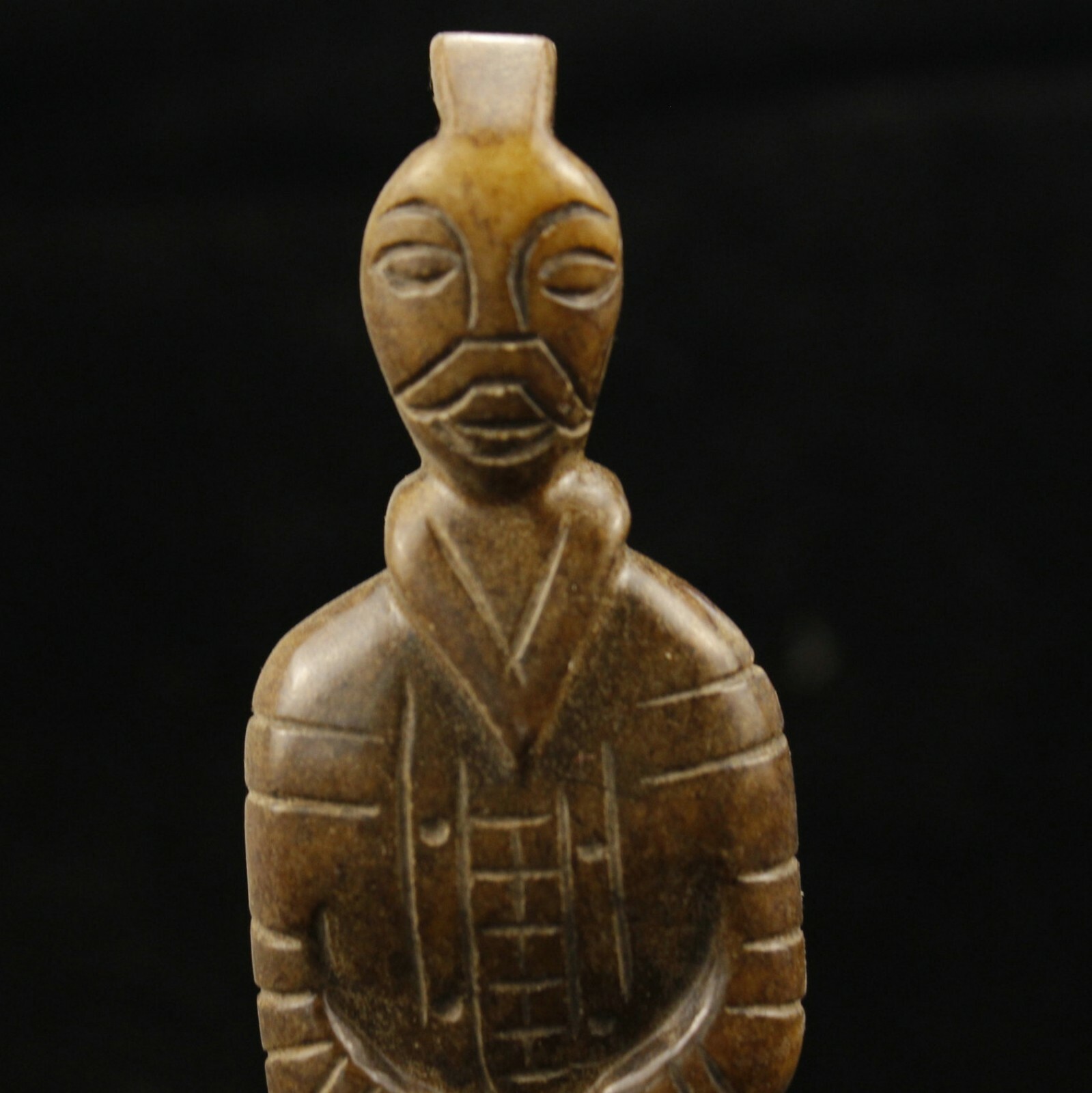 14.5 cm China Jade Pendant natural Old Jade Pendant Figurines amulet