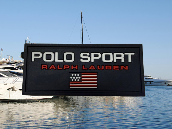 Ralph Lauren Polo Sport PVC embossed Patch 2.25″ x 1.25″