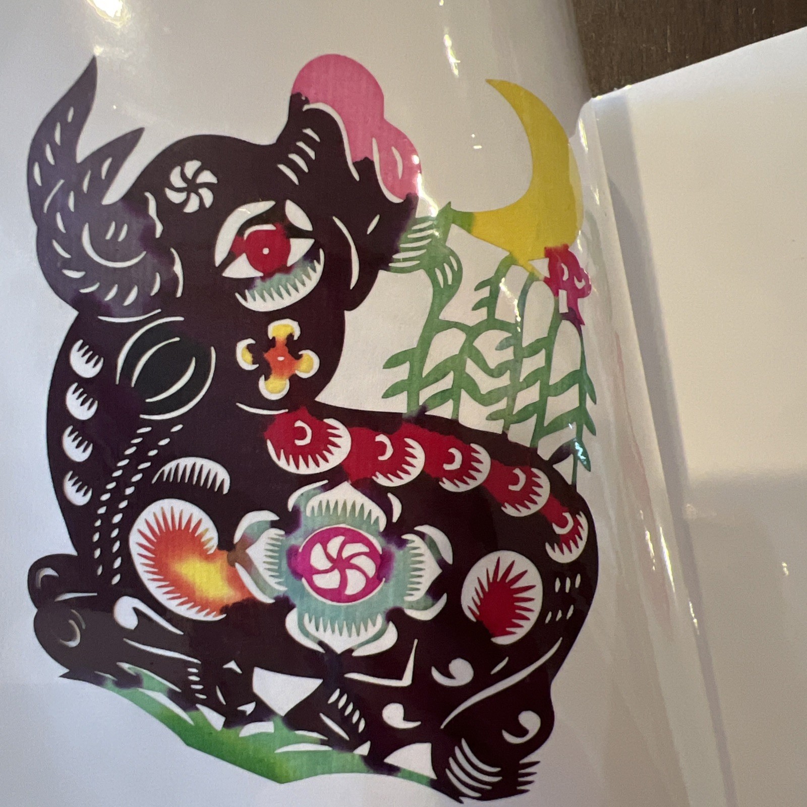 12 Pcs Vintage Chinese Paper Cutting Book 12 Chinese Zodiac Animals Multi-Color