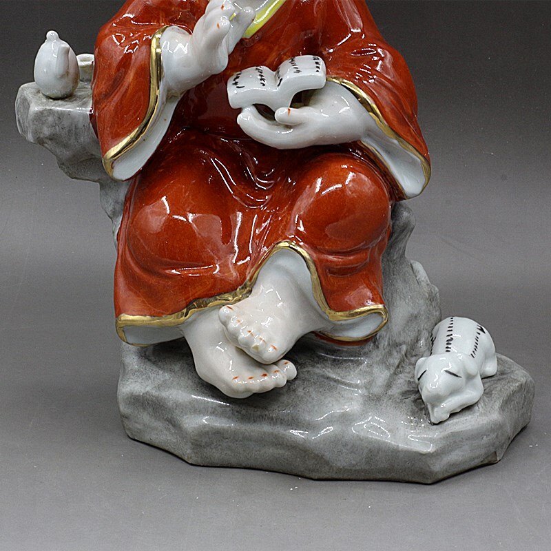 11.8″ Chinese Porcelain Figure Number One Scholar Statue