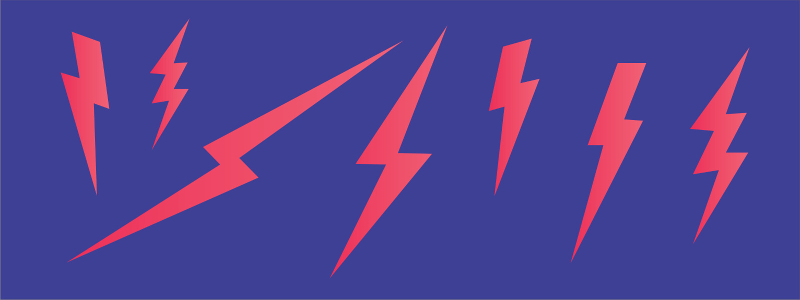 Lightning Bolt Stencil Variety Strike Custom Nature Signs Shoes Thunderstorm Art