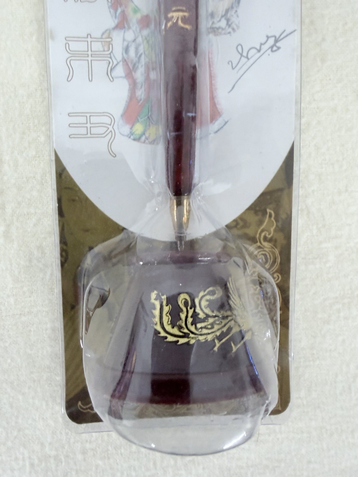 Chinese Beijing Opera Mask Pen Xiboshi Chinoiserie Collectible Art Gift