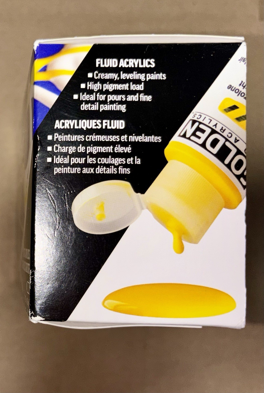 Golden Fluid Set of 10 Mixing Artist Acrylics 30ml Color Paint Bottles NEW Art