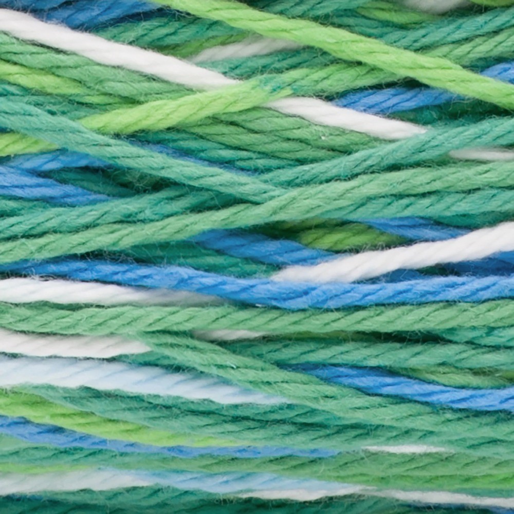 Medium Cotton Yarn 4-Pack, Emerald Green Ombre 14oz 400g, 674 Yards for Crochet
