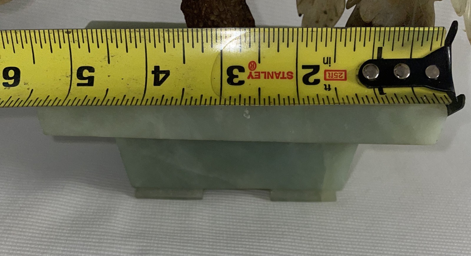 Vtg Chinese Jade Hard Stone Flowering Plant Or Bonsai Home Decor 13 Inches High