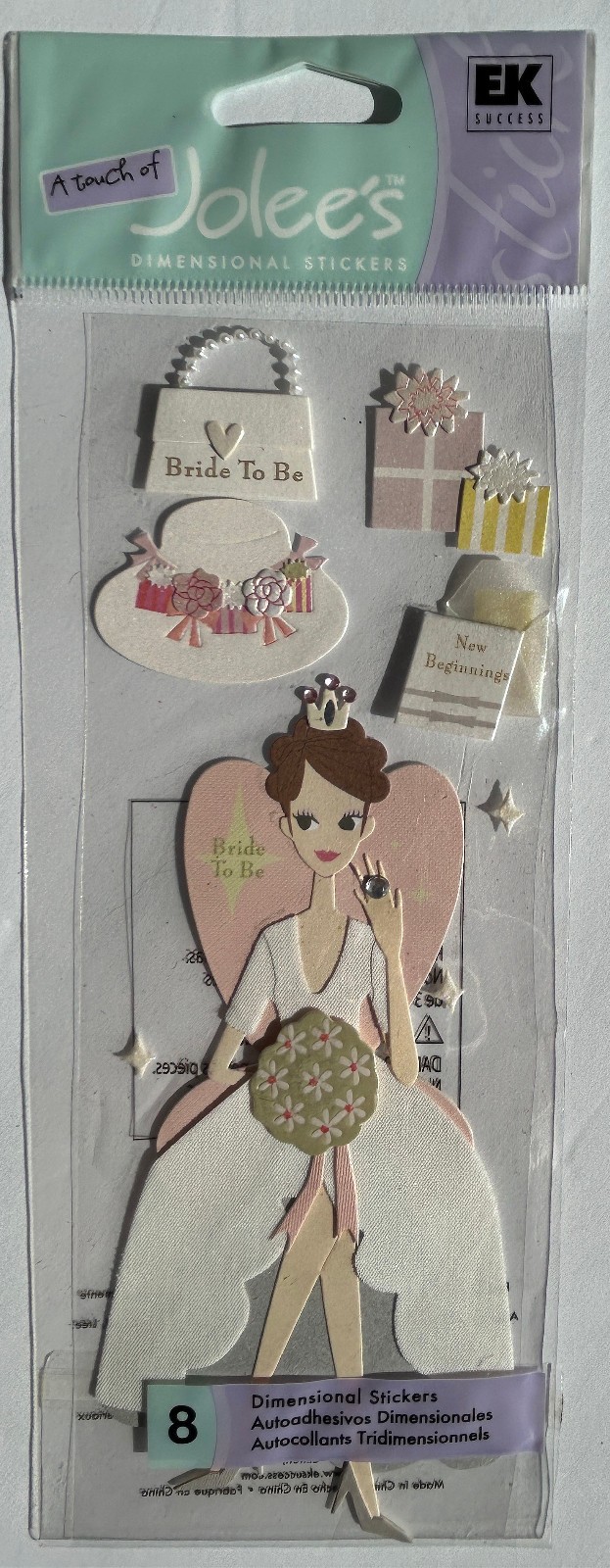 FUN Jolee’s Boutique Vintage Stickers NIP -Theme: MORE WEDDING Designs CHOOSE