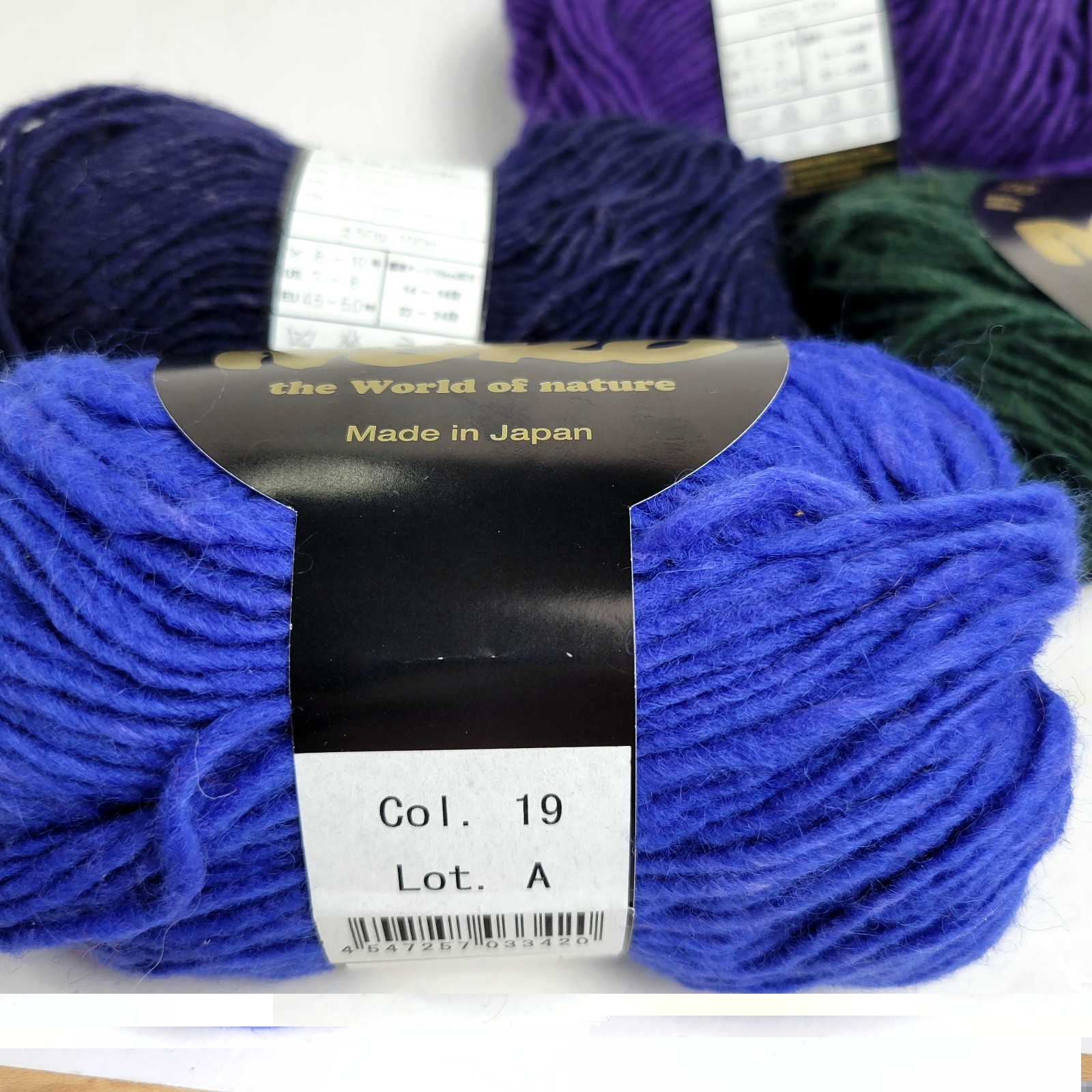 4 Noro Yarn A La Mode ● Mixed Colors Blue Green Purple Wool Mohair Blend 50g Ea